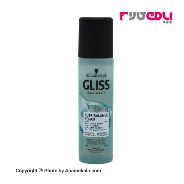 اسپری دو فاز مو گلیس (gliss) ضد ریزش و ترمیم کننده