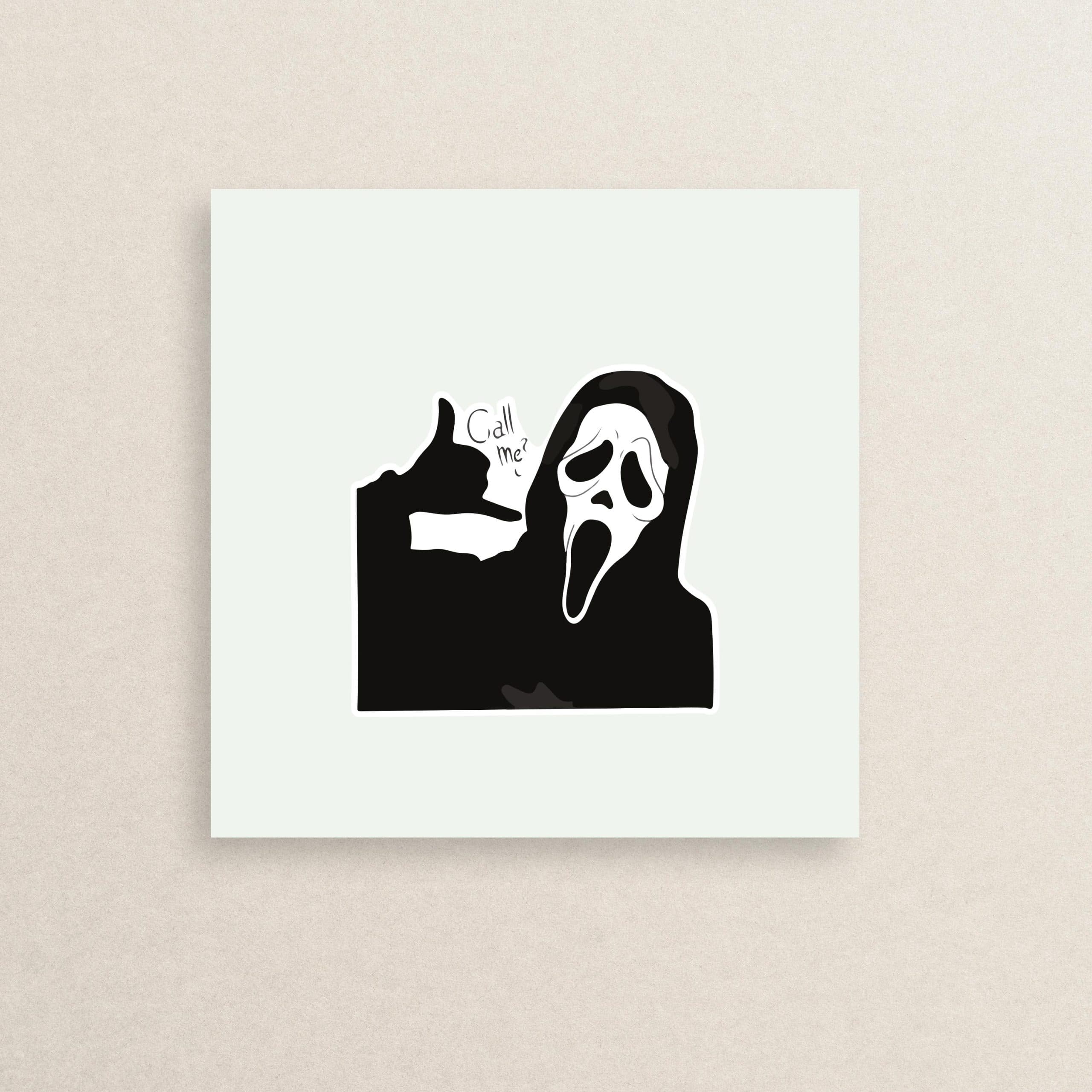 استیکر فیلم ترسناک جیغ 01 | 01 Scream Horror sticker
