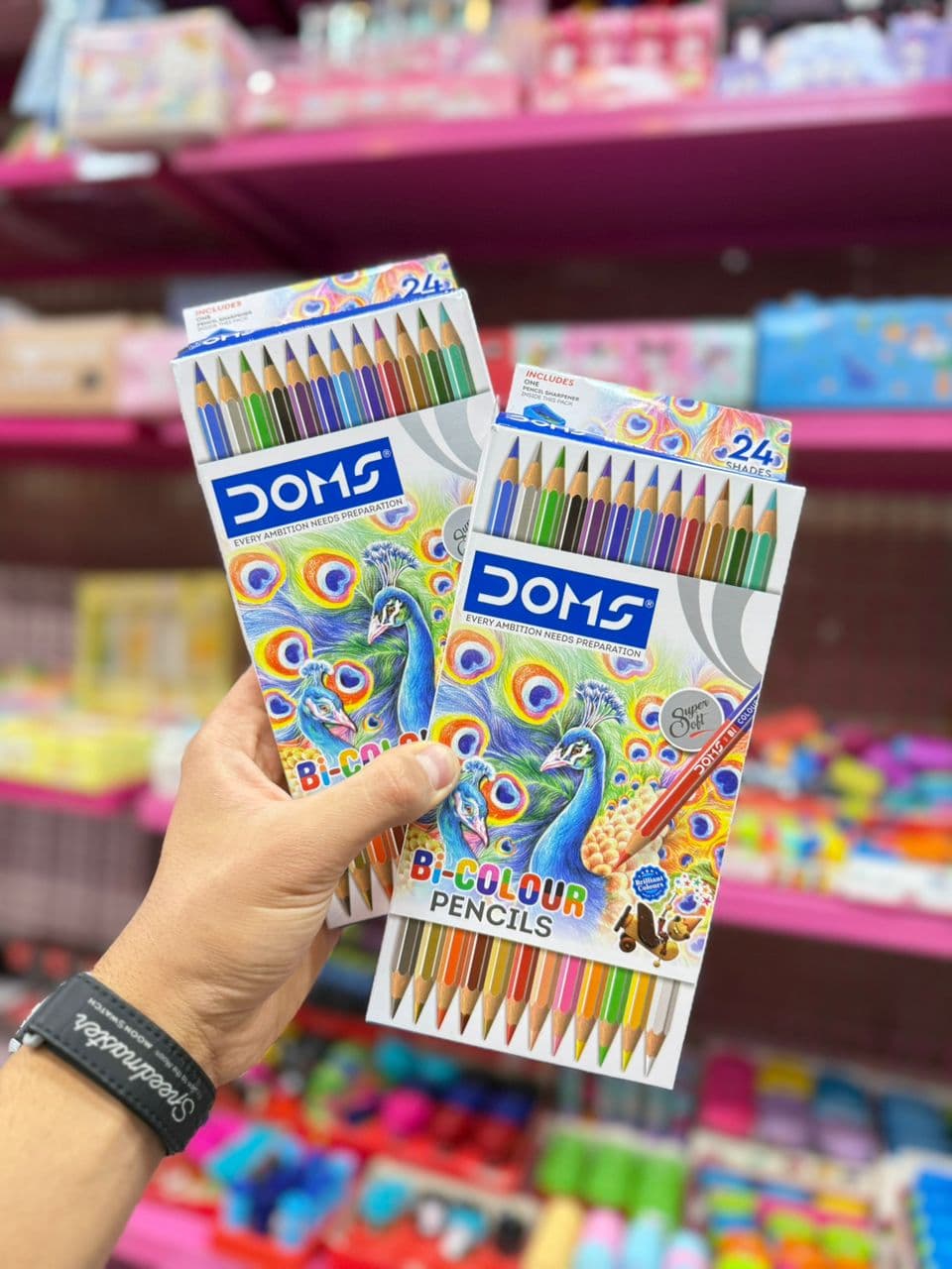 مدادرنگی دو سر ۲۴ رنگ برند Doms