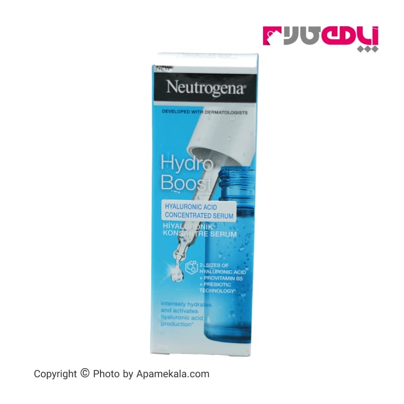 سرم آبرسان نوتروژینا neutrogena هیالورونیک اسید هیدرو بوست — تصویر ۲