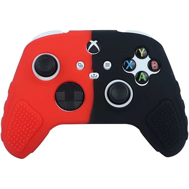 روکش دسته بازی Xbox X/S استوپ دار مشکی قرمز