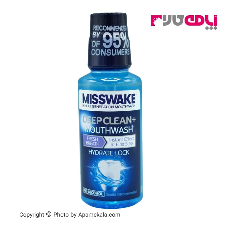 دهانشویه خوشبو کننده دیپ کلین پلاس میسویک 400 میل | Misswake Deep Clean+ Fresh Breath Mouth Wash 400 ml