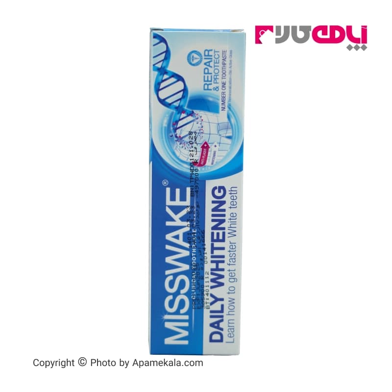 خمیر دندان سفید کننده روزانه میسویک مدل Daily Whitening حجم 100 میلی لیتر — تصویر ۲