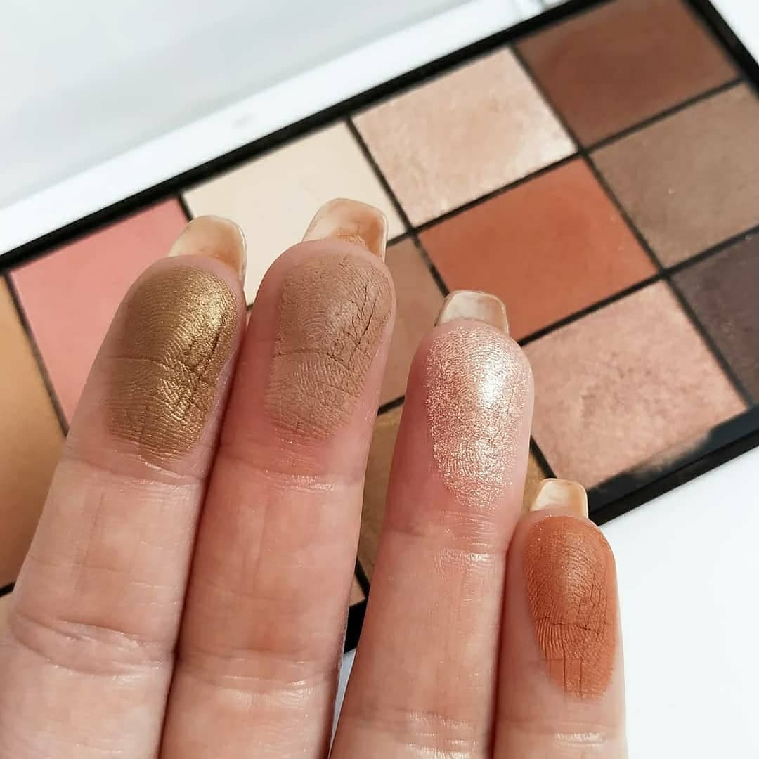 پالت آرایش صورت و چشم سیتی استایل گلدن رز شماره 01 Warm Nude — تصویر ۴