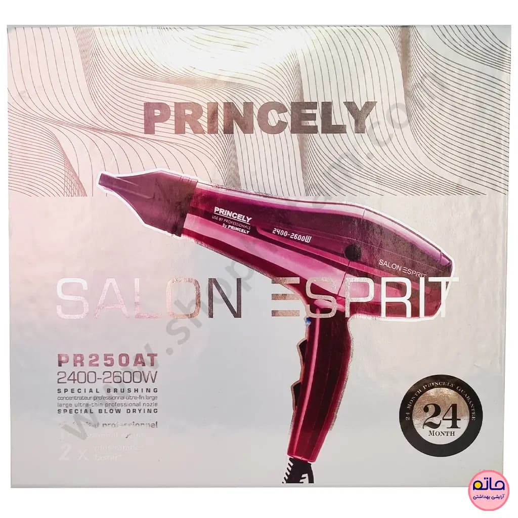 سشوار حرفه ای پرنسلی 2600-2400 وات PR250AT — تصویر ۷