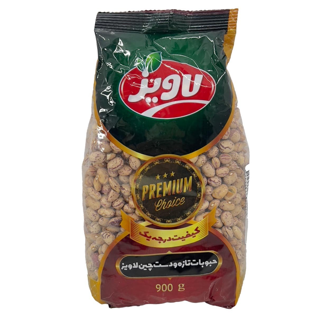 لوبیا چیتی بسته بندی استند آپ لاویز 900 گرم