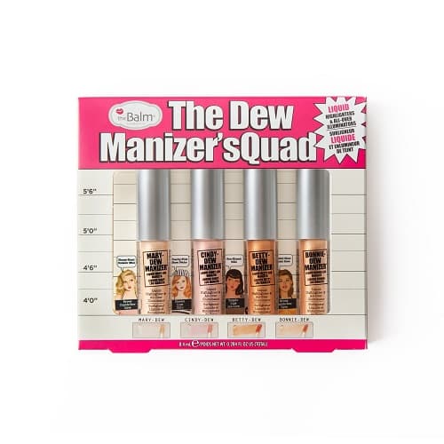 پک هایلایتر مایع 4 عددی مینی دبالم مدل Dew MANIZER’SQUAD