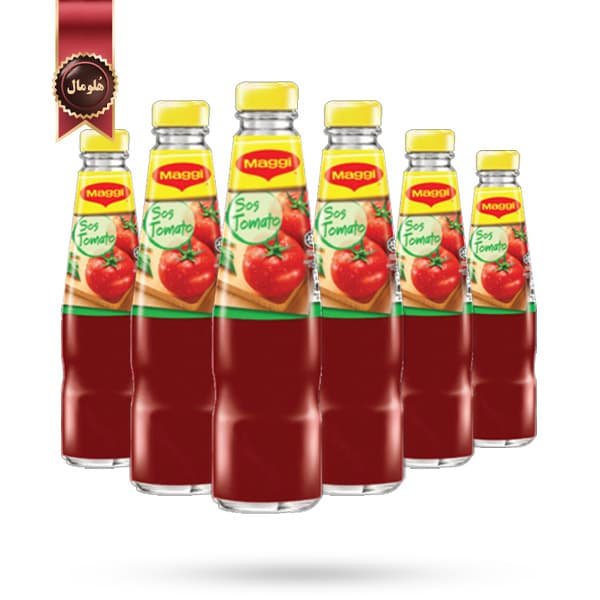 6 عدد سس مگی MAGGI مدل گوجه فرنگی tomato وزن 340 گرم (اورجینال)