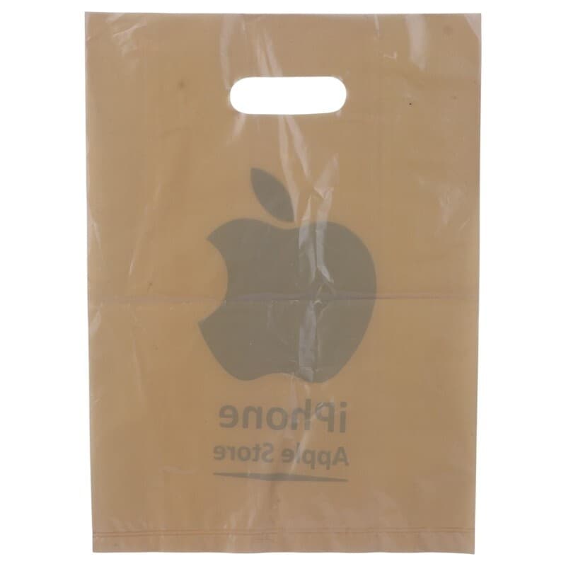 نایلون دسته دار طرح Apple سایز 35*25 سانتی متر بسته 1 کیلویی کد 2 — تصویر ۲