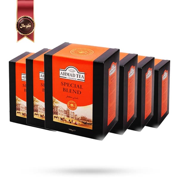 6 بسته چای احمد Ahmad Tea مدل ترکیب ویژه Special Blend وزن 500 گرم (اورجینال)