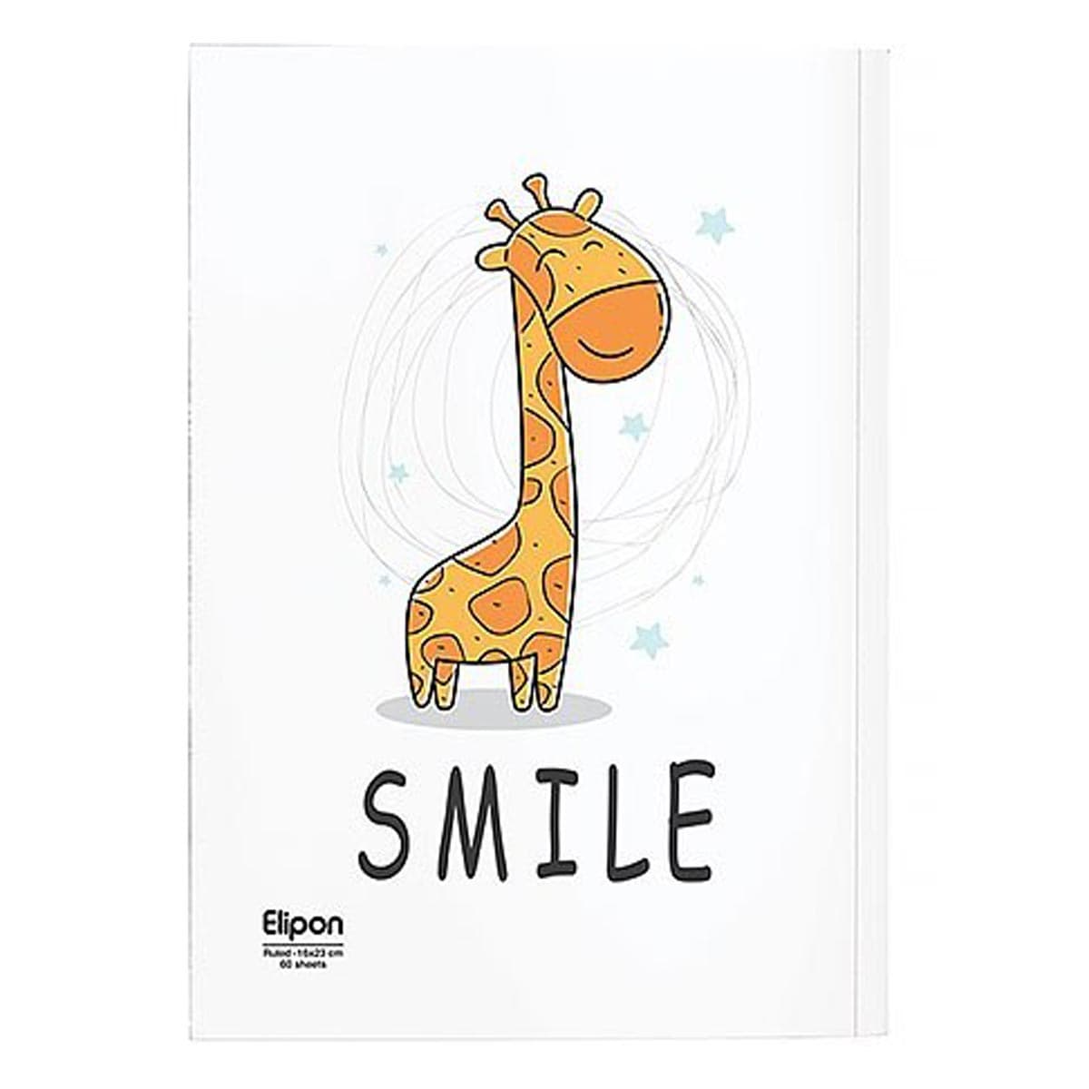 دفتر 60 برگ الیپون طرح Smile کد 2201220