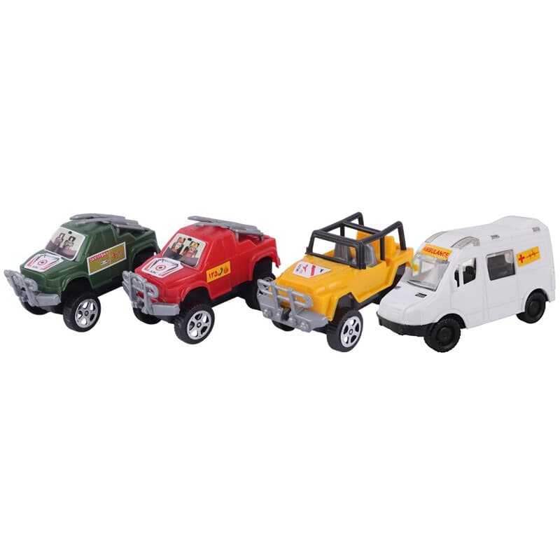 ماشین اسباب بازی Baby Car کد 201340 بسته 4 عددی