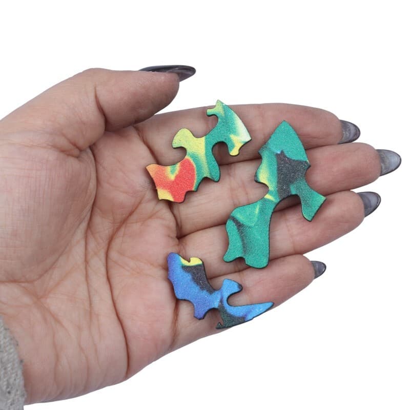 پازل چوبی 130 تکه هزارتو طرح طوطی کد 010993 — تصویر ۵