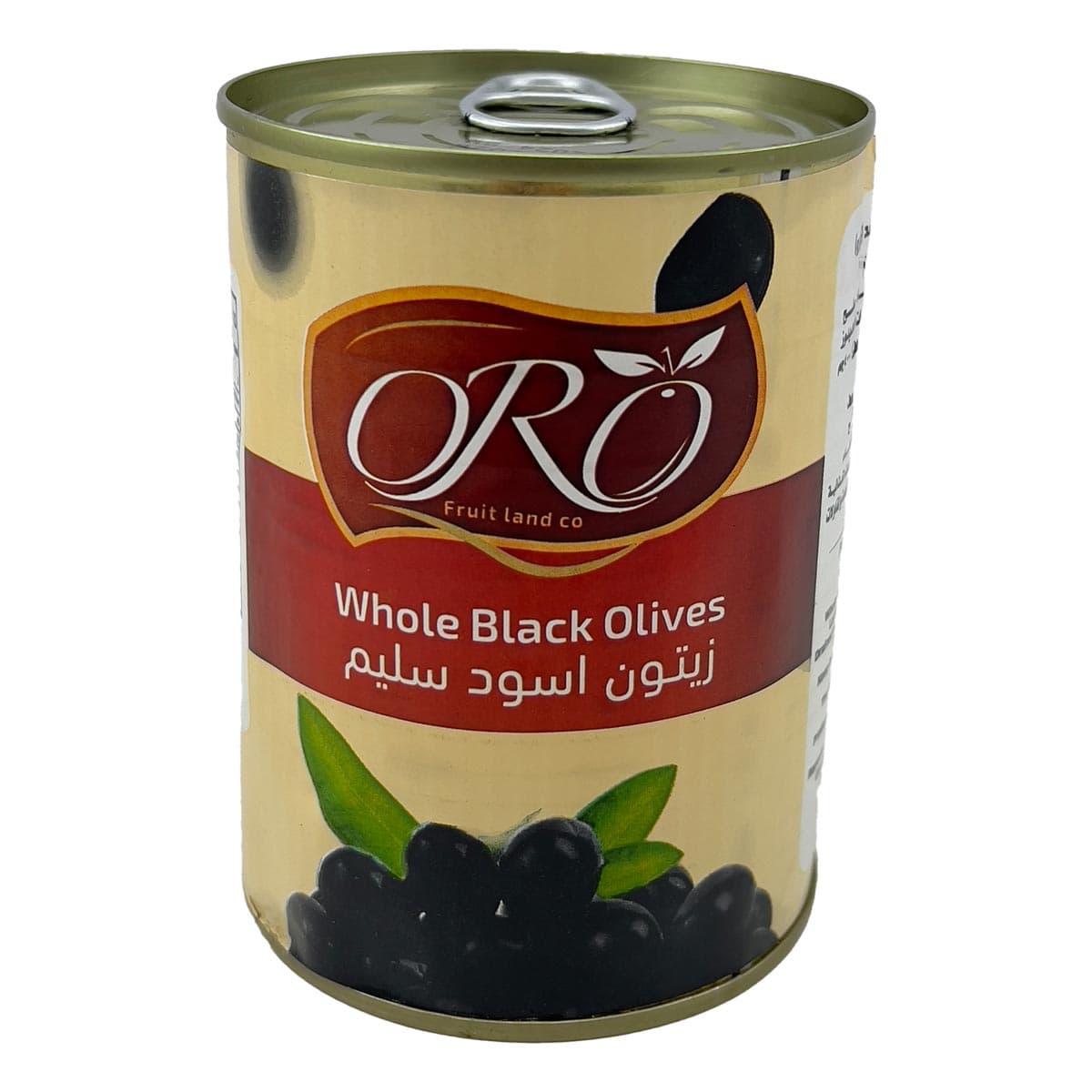 کنسرو زیتون سیاه با هسته آسان بازشو مصری اورو 400 گرم