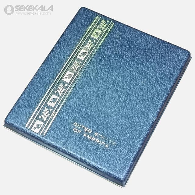 مدال برنز نظامی ایالات متحده آمریکا (خدمات دفاع ملی) (با جعبه فابریک + ribbon bar) — تصویر ۵