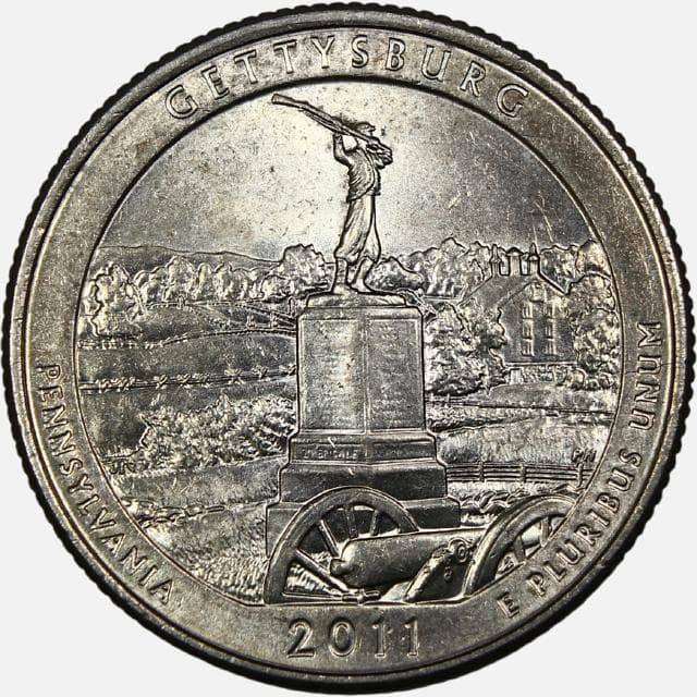 سکه کوارتر (25 سنت) یادبودی آمریکا 2011 D (کیفیت AU)