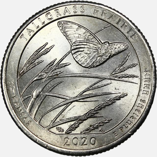 سکه کوارتر (25 سنت) یادبودی آمریکا 2020 P (کیفیت UNC)