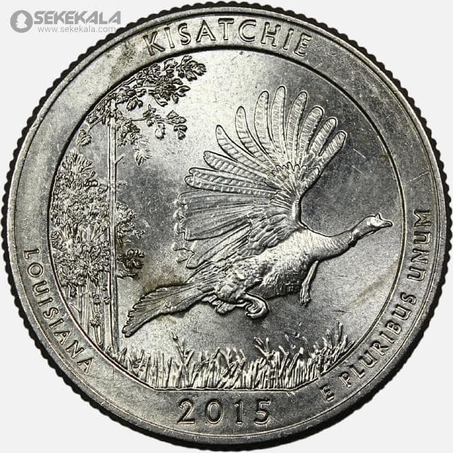 سکه کوارتر (25 سنت) یادبودی آمریکا 2015 D (کیفیت +AU)