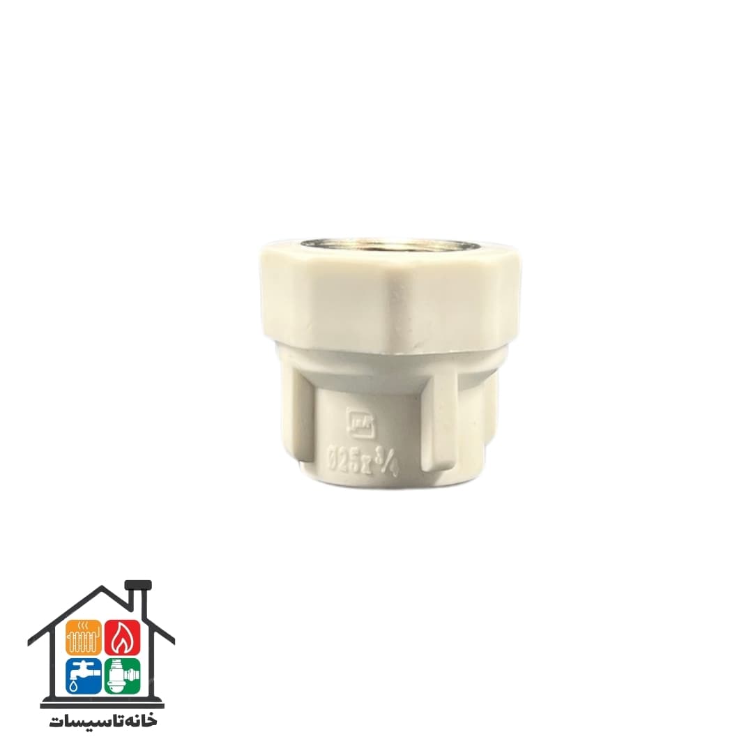 بوشن یکسر فلزی پلیمری آذین سایز 1.1/4×40 — تصویر ۴