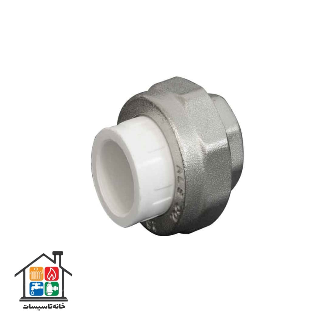 مهره ماسوره بوشن فلزی پلیمری آذین سایز 1.1/4×40