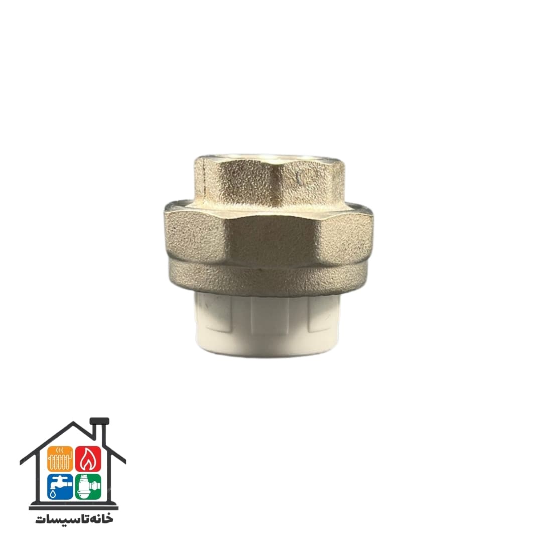 مهره ماسوره بوشن فلزی پلیمری آذین سایز 3/4×25 — تصویر ۶