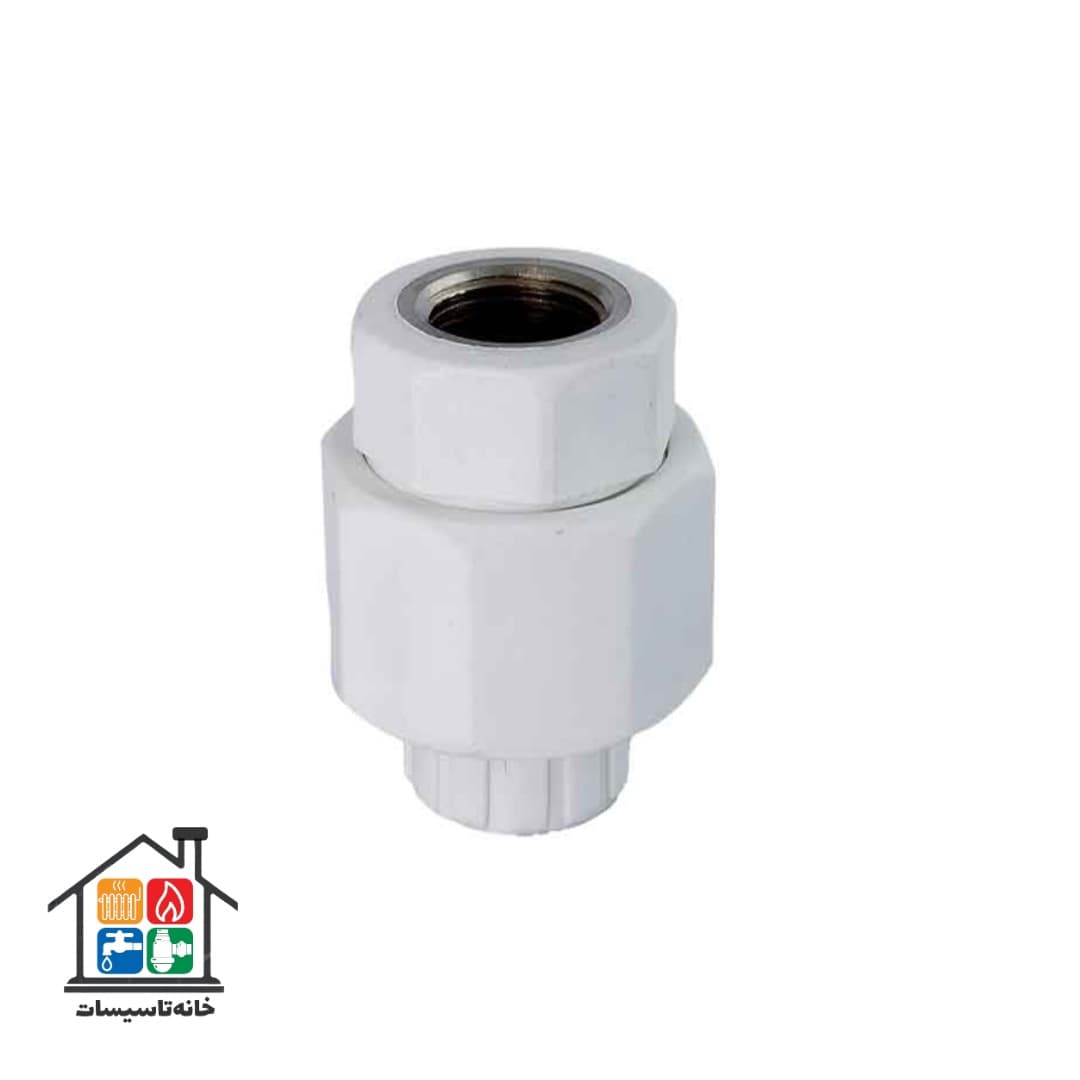 مهره ماسوره تلفیقی بوشن فلزی اذین سایز 1/2×20