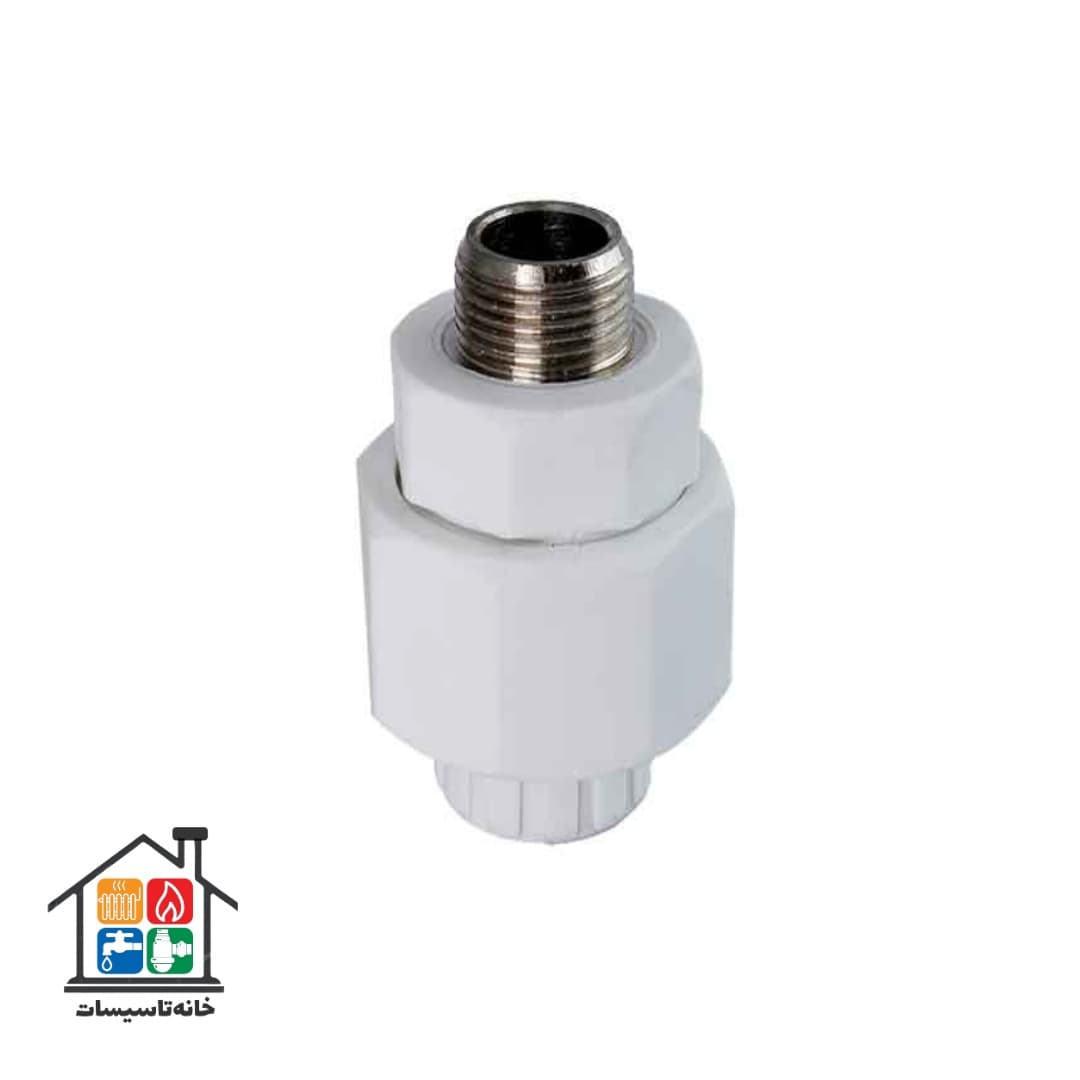مهره ماسوره تلفیقی مغزی فلزی آذین سایز 1/2×20