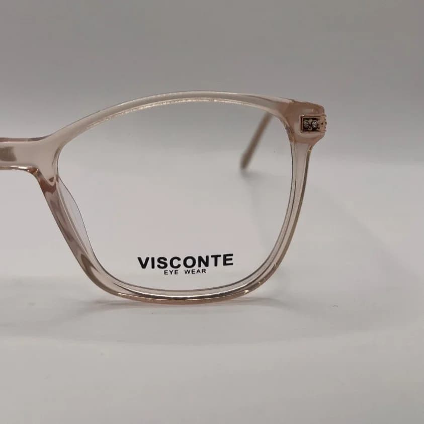 عینک طبی ویسکونته VISCONTE اورجینال مدل VTAW-351 صورتی شفاف — تصویر ۵