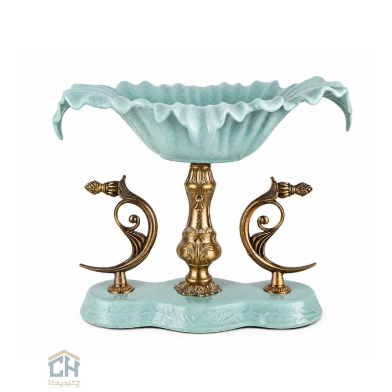 آجیل خوری دکوری پایه برنز مدل 17-3625