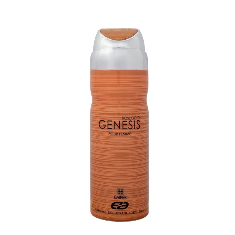 اسپری خوشبو کننده بدن زنانه امپر مدل Genesis Rose Gold حجم 200 میلی لیتر