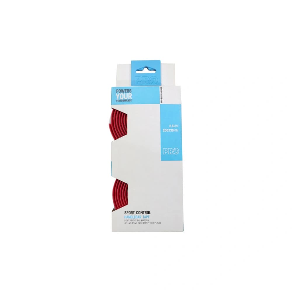 نوار فرمان دوچرخه پرو مدل PRO SPORT CONTROL رنگ قرمز — تصویر ۳