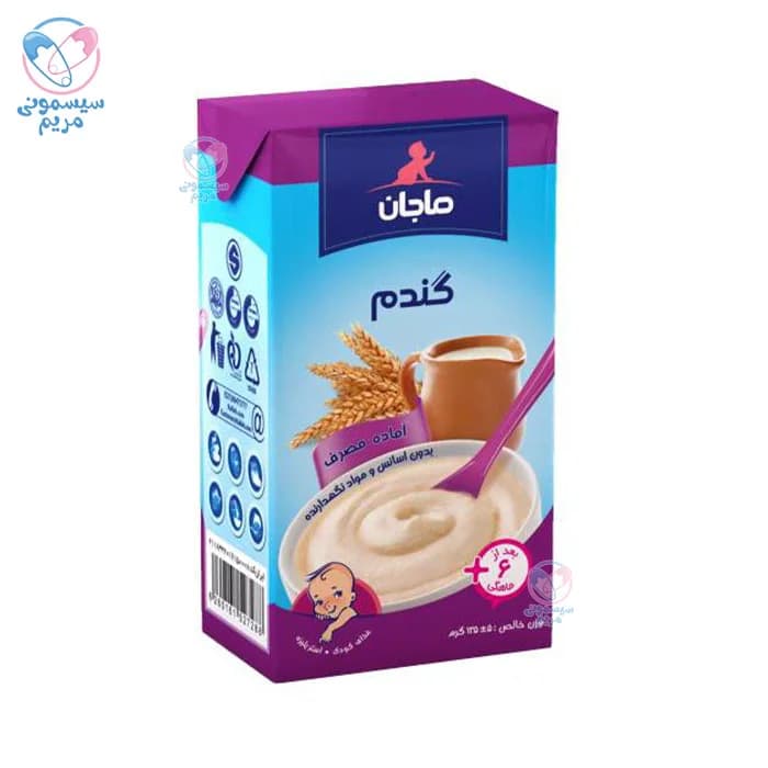 سرلاک گندم با شیر ماجان 135 میل