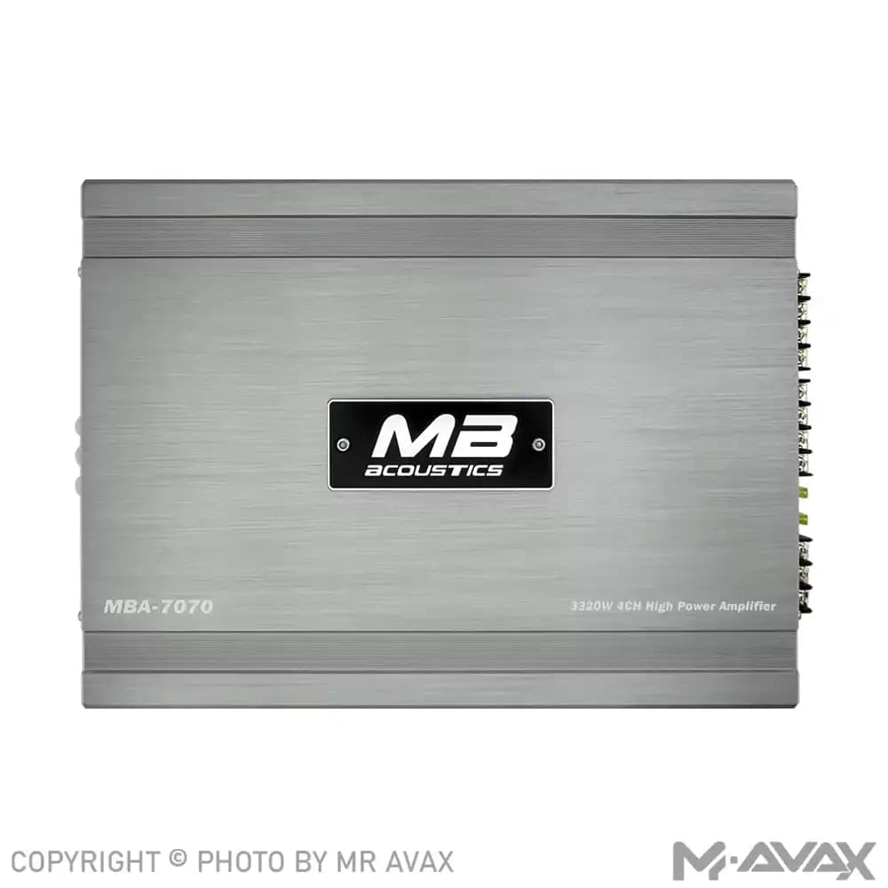 آمپلی فایر 4 کانال ام بی آکوستیک مدل MBA-7070