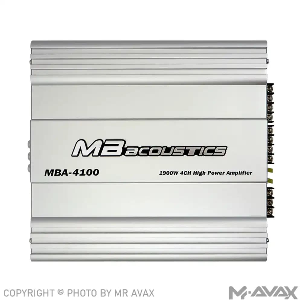 آمپلی فایر 4 کانال ام بی آکوستیک مدل MBA-4100