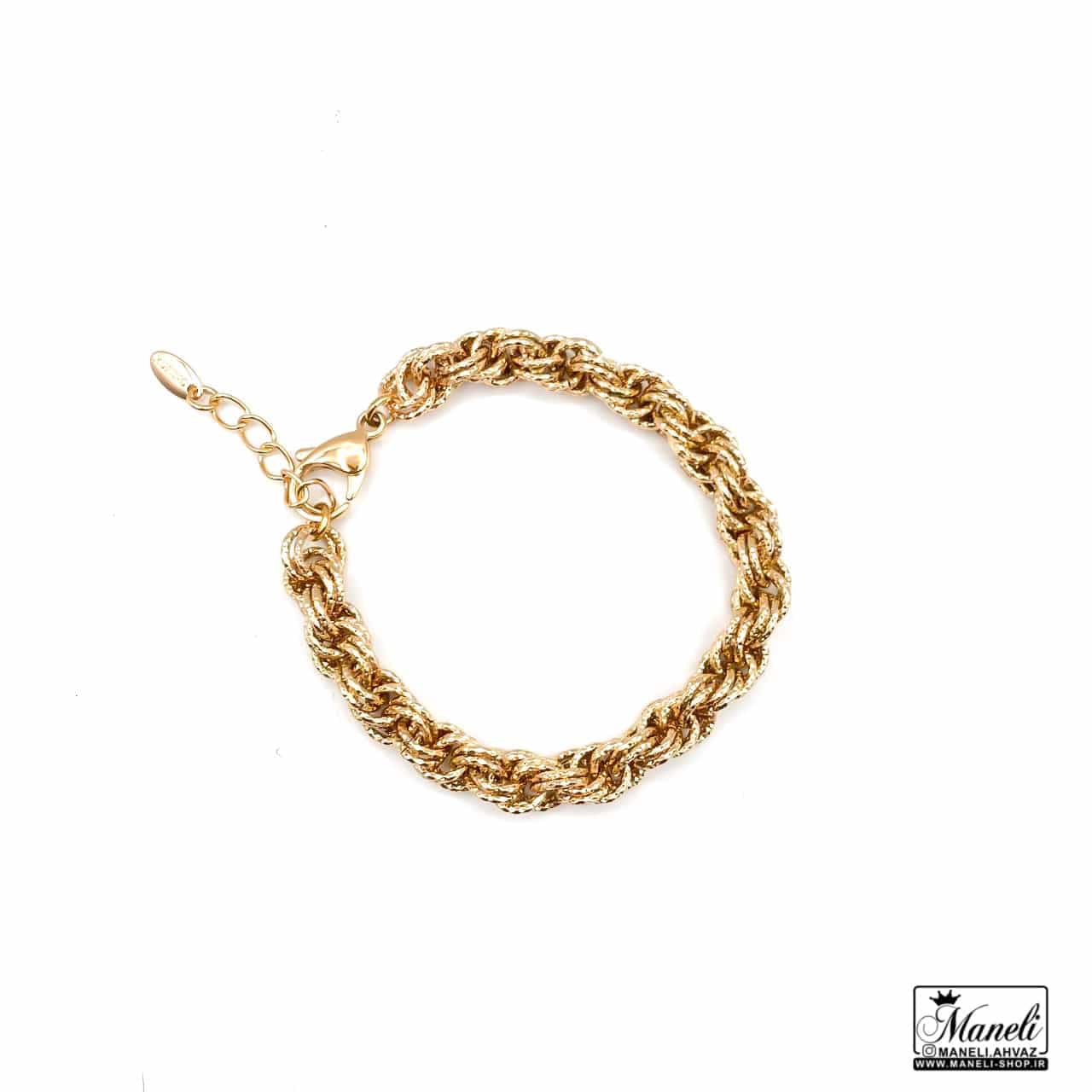 دستبند زنانه ژوپینگ طرح طلا – جلوه ای بی نظیر با کیفیت بالا — تصویر ۳