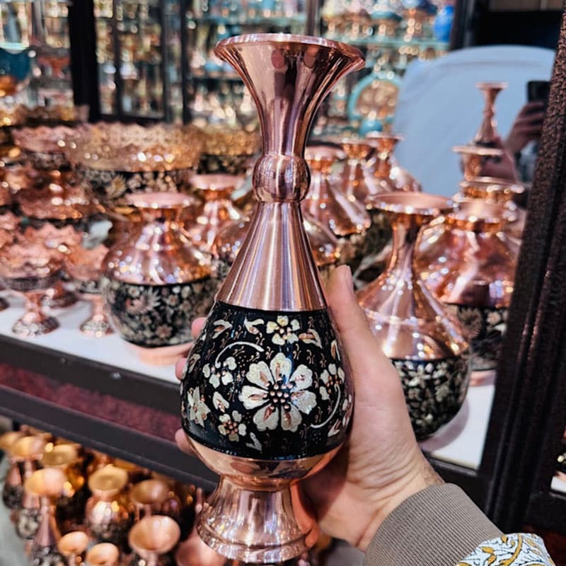 ست گلدان و شکلات خوری الماس نقره 25 — تصویر ۳