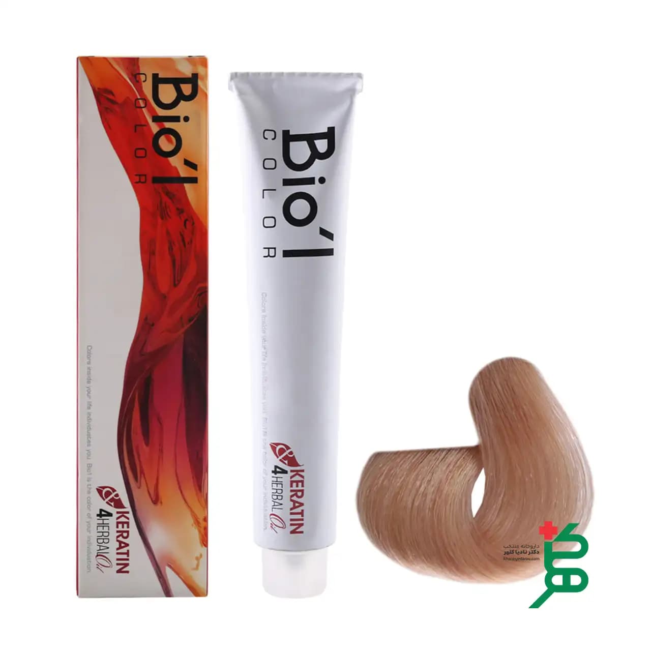 رنگ مو بیول BIOL شماره 10.83 رنگ بلوند شکلاتی عسلی پلاتینه