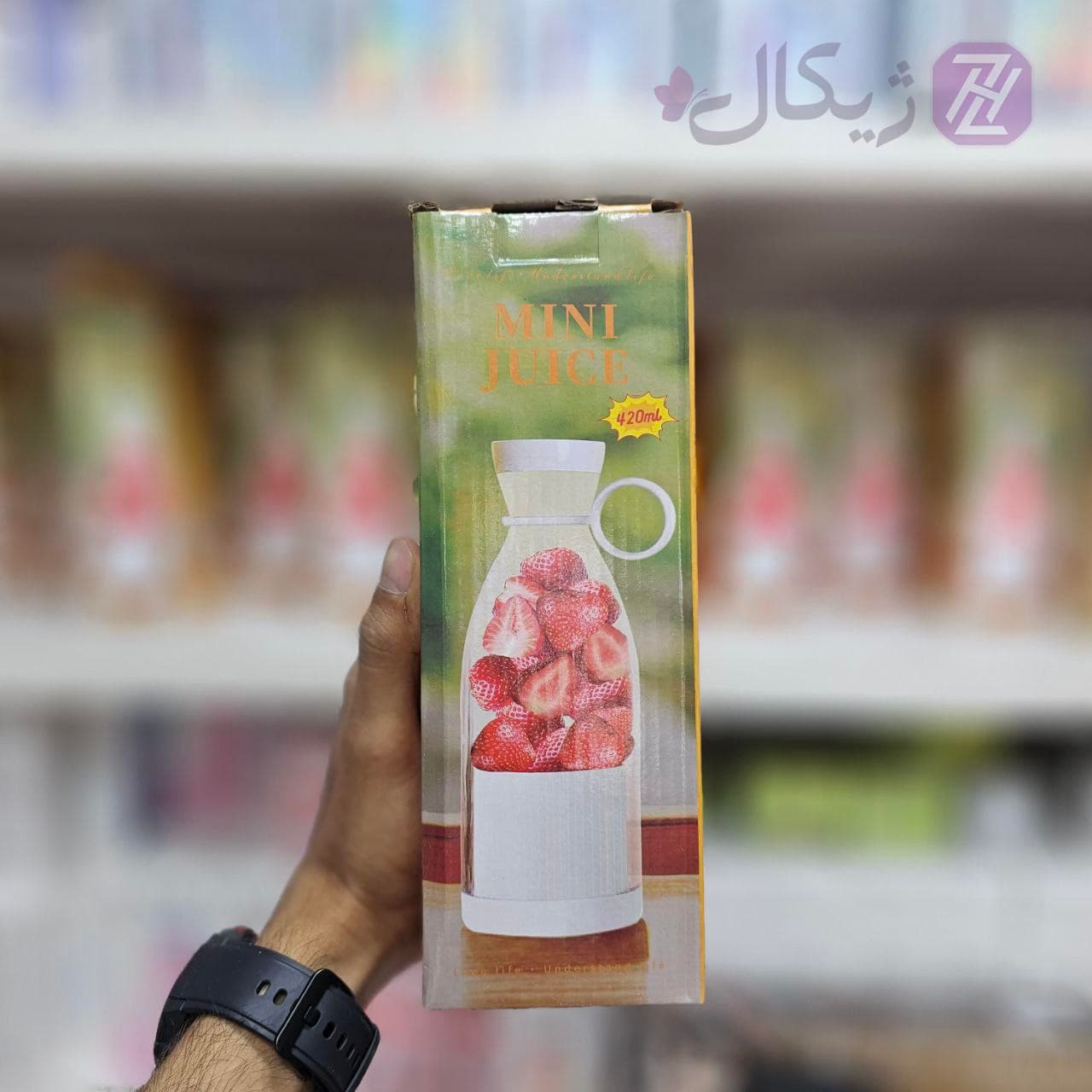 دستگاه شیکر و مخلوط کن شارژی مینی جویس ظرفیت 350 میلی لیتر مدل Mini juice — تصویر ۵