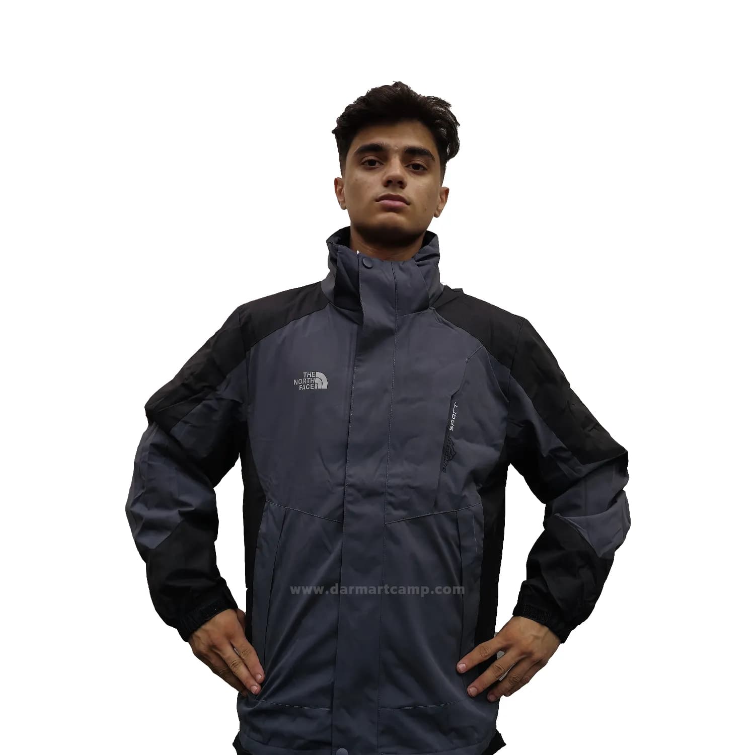 کاپشن گورتکس دوپوش ضد آب نورث فیس مردانه مدل GORE-TEX – سبز تیره