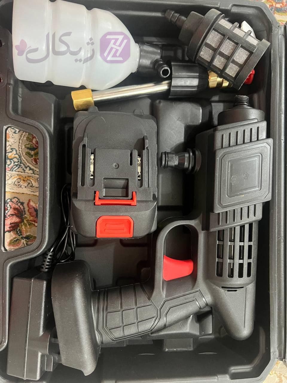 دستگاه کارواش خانگی شارژی 500 وات cleaning gun — تصویر ۴