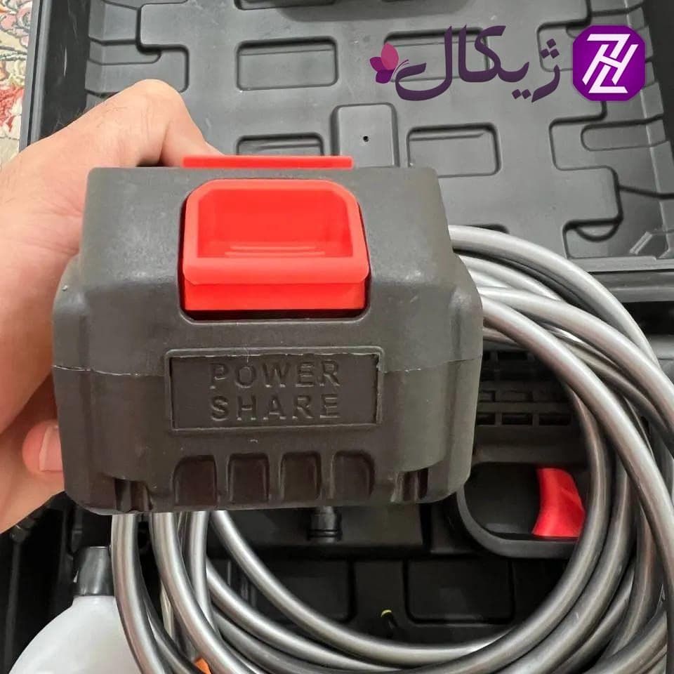 دستگاه کارواش خانگی شارژی 500 وات cleaning gun — تصویر ۵