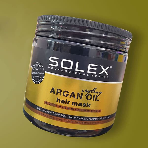 ماسک مو روغن آرگان سولکس argan oil حجم 500 میلی لیتر — تصویر ۷