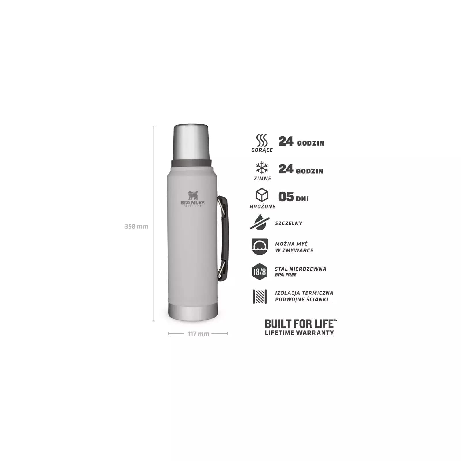 فلاسک استنلی Classic Bottle 1L — تصویر ۲