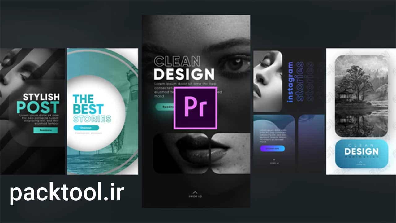 دانلود پروژه پریمیر پرو استوری اینستاگرام فشن شو Instagram stylish Stories
