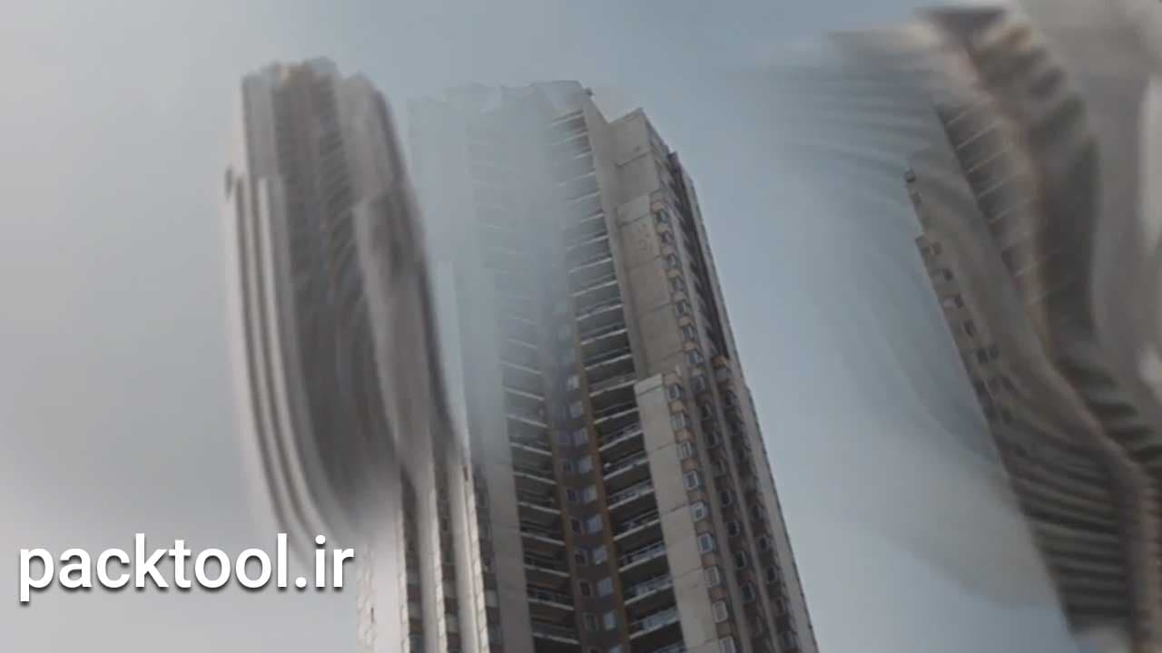 دانلود پروژه افکت پوششی شیشه شکست نور و اعوجاج در افتر افکت Distorted Glass