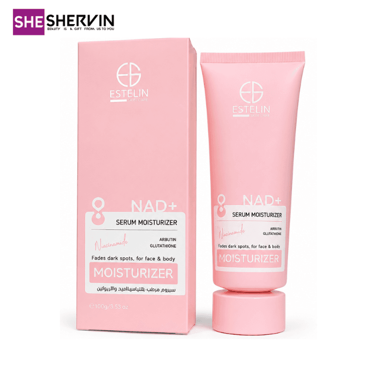 کرم سرم مرطوب‌کننده و ضد لک NAD+ استلینESTELIN NAD+ Serum Moisturizer100g
