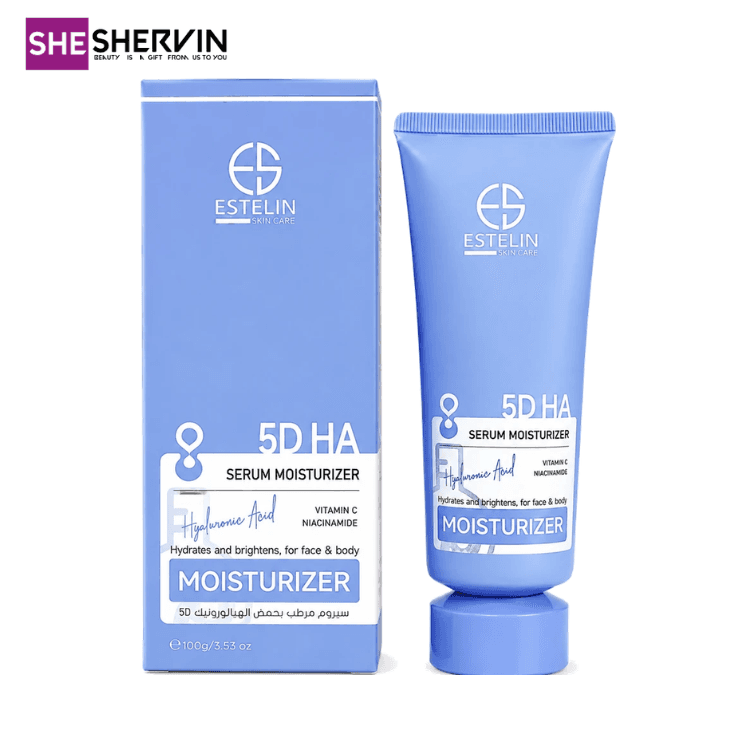 کرم سرم مرطوب‌کننده 5D هیالورونیک اسید استلین ESTELIN 5D HA Serum Moisturizer100g