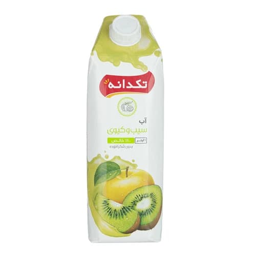 آبمیوه سیب کیوی تکدانه 1 لیتر