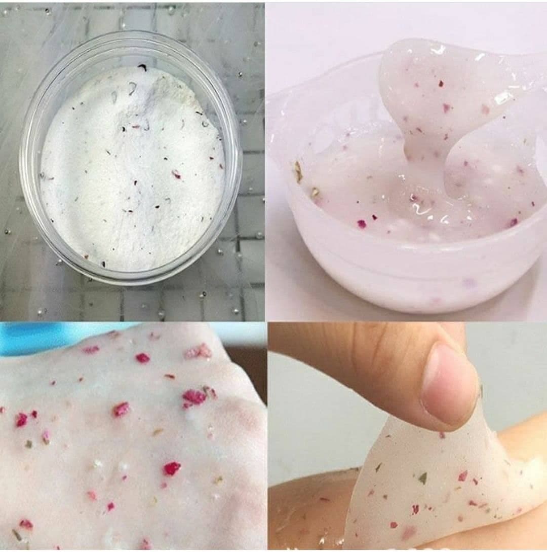 ماسک پودری کریستالی گلبرگ گل رز هیدروژلی ۵٠٠گرمی — تصویر ۲