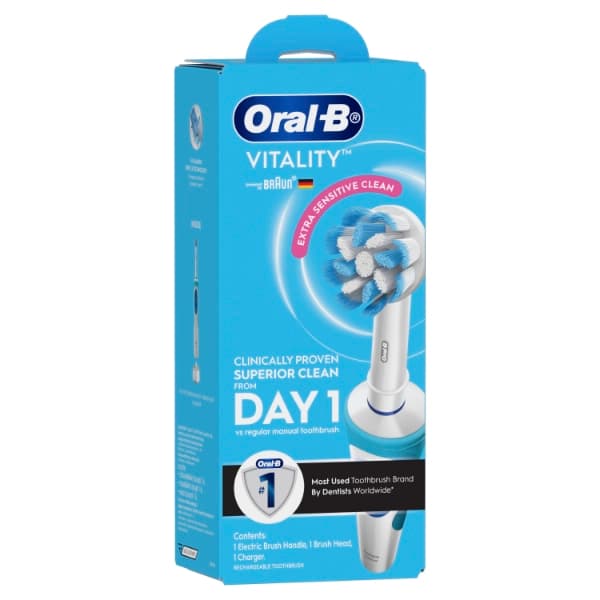 مسواک برقی اورال بی ضد حساسیت ویتالیتی Oral-B Vitality Extra Sensitive Clean — تصویر ۲